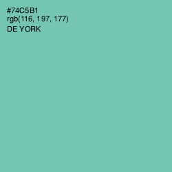 #74C5B1 - De York Color Image